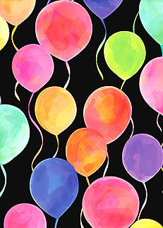 Zillions of Balloons Pawkerchiefs