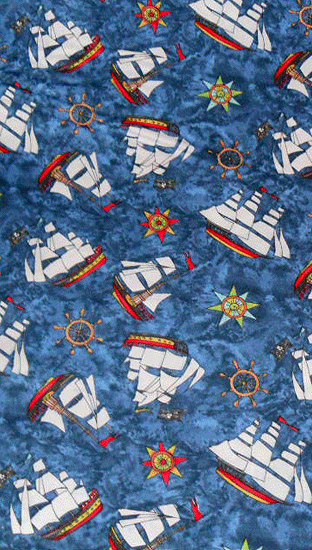 Ships at Sea Pawkerchiefs